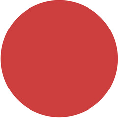 Digital png illustration of red spot on transparent background