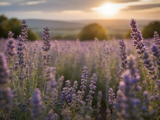 Sun-kissed lavender