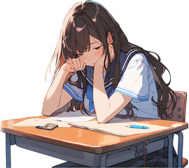 Asian High school student