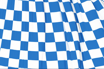 Digital png illustration of blue and white checkerboard pattern on transparent background