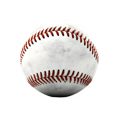 baseball ball isolated on transparent background ,generative ai