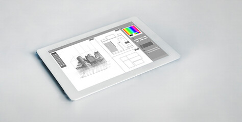 Architectural design modish software application for architect business and professional designer