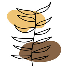 Leaf Aesthetic Element