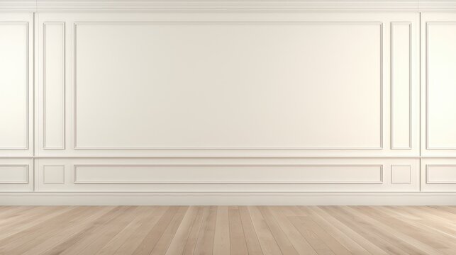 clean 3d interior empty room product photography background