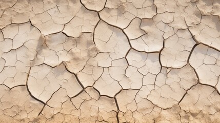 Textures on the cracked dry ground