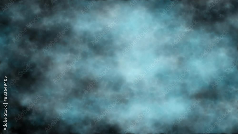 Poster abstract foggy light loop motion background.