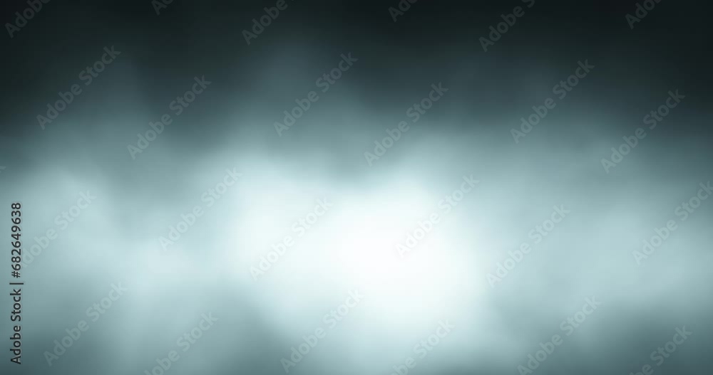 Canvas Prints blurred dark blue cloud of smoke loop motion background.