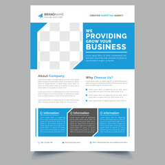Corporate Business Flyer poster pamphlet brochure cover design A4 Size