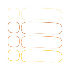 Fototapeta premium Organic List Element