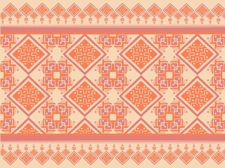 ikat pattern traditional Design for background,wallpaper,clothing,illustration.Texture, home decorations.Geometric ethnic. folk embroidery, Asia,Peru, china,Moroccan. Motif ethnic handmade beautiful 
