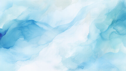 Abstract light blue watercolor for background - obrazy, fototapety, plakaty