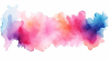 Abstract hand painted colorful watercolor background