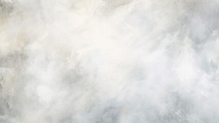 Naklejka premium White watercolor background painting with cloudy color stain