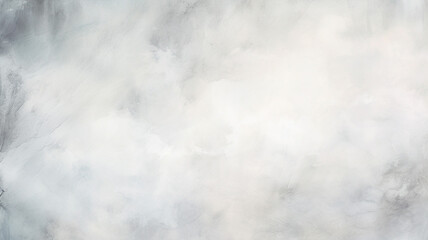 White watercolor background painting with cloudy color soft