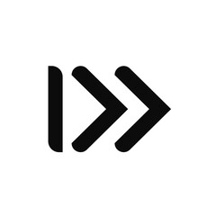 Arrow icon stock vector illustration