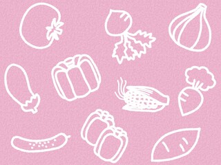 野菜の背景　B-6