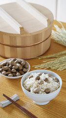 日本の食事｜むかごご飯　イメージ