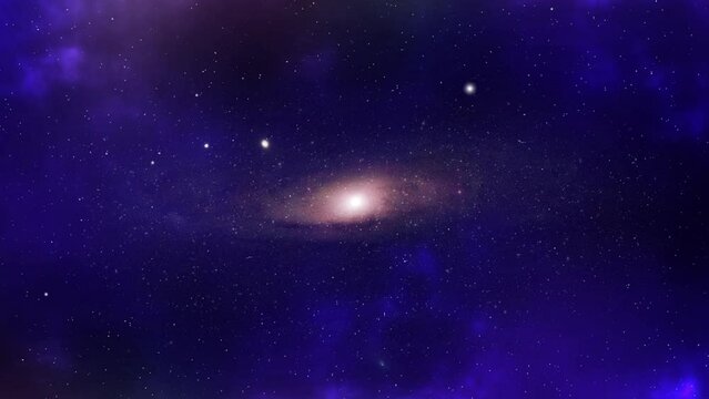 a galaxy in space 4k background.