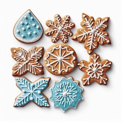 Fototapeta na wymiar Baking Joy: Delightful Christmas Cookie Creations