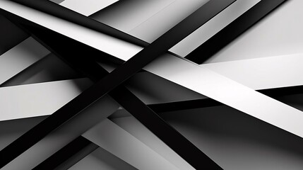 Photography of a composition of bold intersecting lines - obrazy, fototapety, plakaty