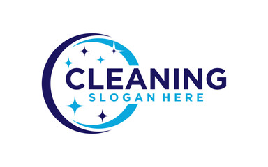 Cleaning Logo Design Vector Template