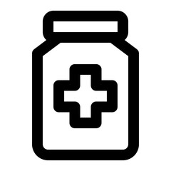 medicine line icon