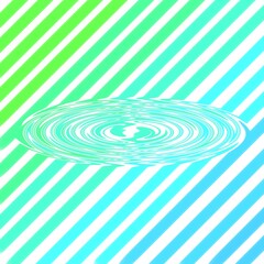 Fototapeta na wymiar abstract blue - green seamless pattern. Repeating striped element abstract texture background with swirl pattern in the middle.