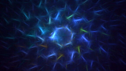 3D manual rendering abstract round light background