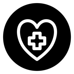 healthcare glyph icon
