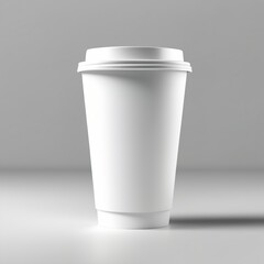 paper cup of coffee on white background coffee mug isolated on a white background 3 d illustration