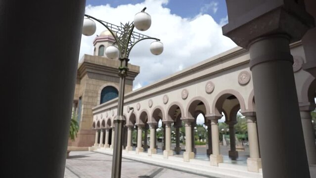 Alley of the Grand Mosque of Samarinda City