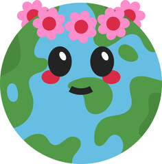 Holiday Earth Illustration