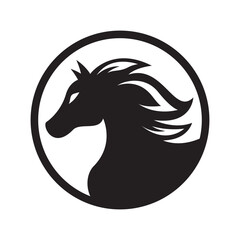 Horse logo images illustration