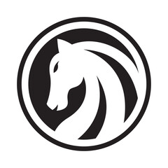 Horse logo images illustration