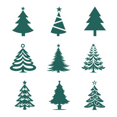 free vector christmas tree design elements vector. Illustration Tree for Christmas.