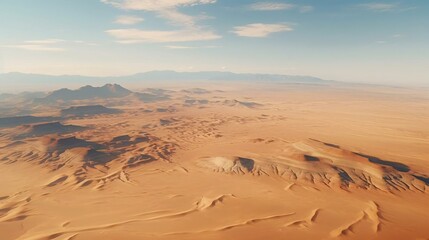 Fototapeta na wymiar a desert landscape with hills