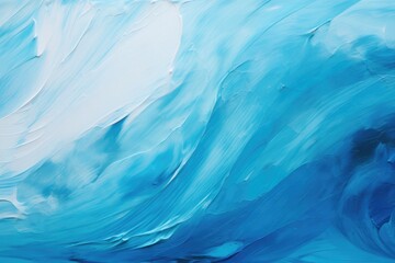 Fototapeta na wymiar Blue Green abstract brush stroke background