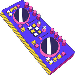 Controller Music Illustration