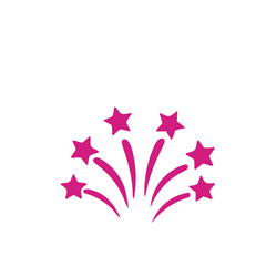 Abstract burst gold pattern fireworks set. 