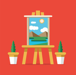 Obraz premium illustration of a painting