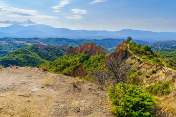 Melnik Sandstone Pyramids landscape