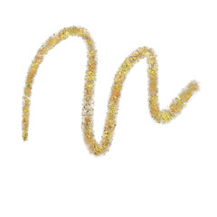 Abstract transparent glitter hand drawn cute scribble