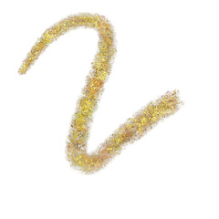 Abstract transparent glitter hand drawn cute scribble