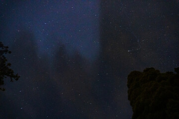 The night sky from Shikanosawa Hut on Yakushima Island