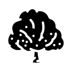custard apple jungle amazon glyph icon vector. custard apple jungle amazon sign. isolated symbol illustration