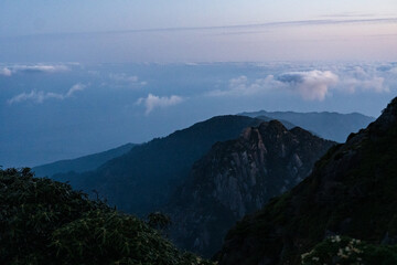 Sunrise from Nagatadake, Yakushima island, Japan