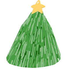 green christmas tree