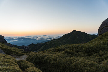 Sunrise from Nagatadake, Yakushima island, Japan