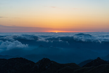 Sunrise from Nagatadake, Yakushima island, Japan
