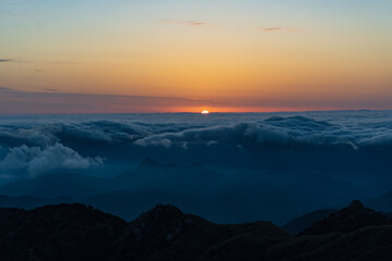 Sunrise from Nagatadake, Yakushima island, Japan